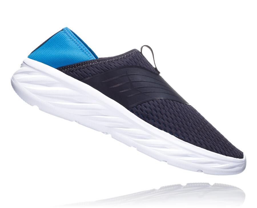 Sandals Mens - Hoka One One Mafate Speed 3 - Navy/White - YLQAHOD-30